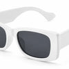 modern trending white small frame sunglasses