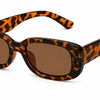 Tortoiseshell women's sunglasses with brown lenses, stylish and UV-protected for everyday wear