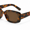 stylish ladies small tortoisehell sunglasses