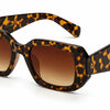 ladies geometrical style tortoise sunglasses