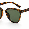 leopard and gold modern cat eye sunglasses