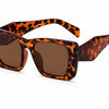 Jaimee Fashion Vintage sunglasses by Fox Shades with tortoise oversized cat-eye frame and brown tinted lenses.