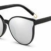 black mirror cat eye sunglasses