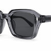 Stylish square-frame sunglasses with dark lenses and UV protection for women