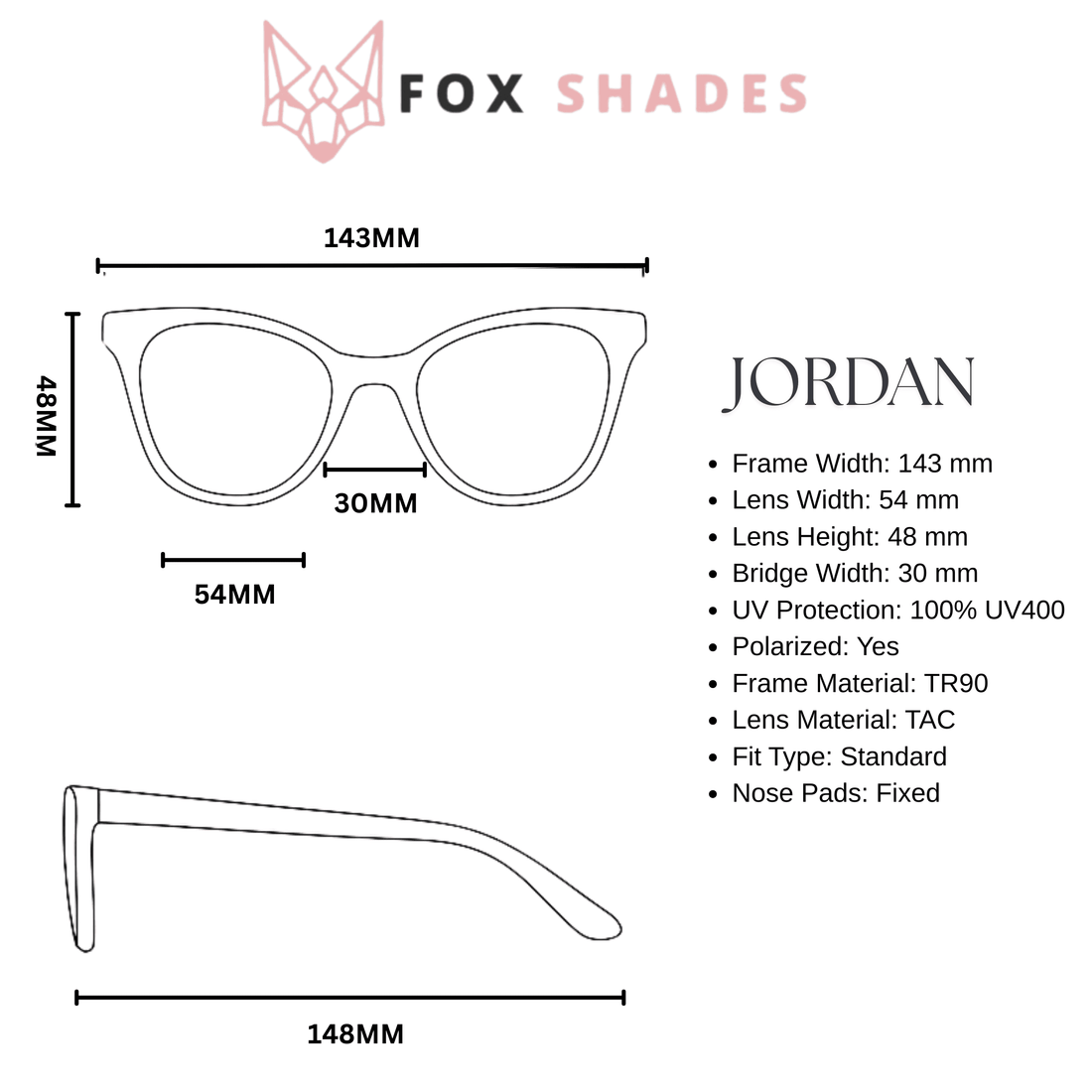 Jordan - Fox Shades