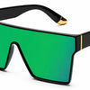 green mirror sunglasses