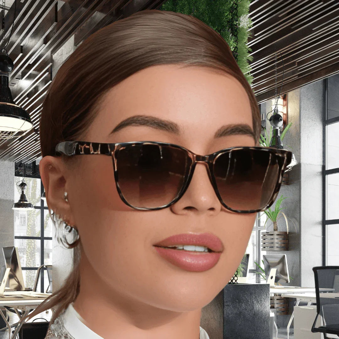 Stylish Leopard Oversized Baroque Swirl Hollywood UV 400 Unbranded Sunglasses‼️ Buy Round Sunglasses for Women Big Designer Baroque Swirl  main image 2