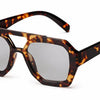stylish double bridge pilot sunglasses