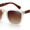stylish clear frame ladies sunglasses