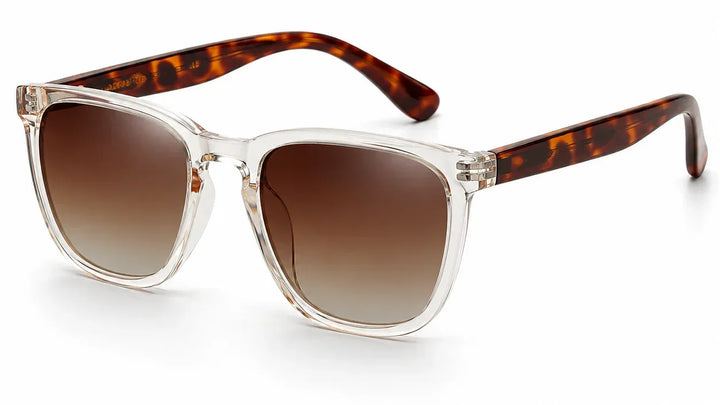 stylish clear frame ladies sunglasses