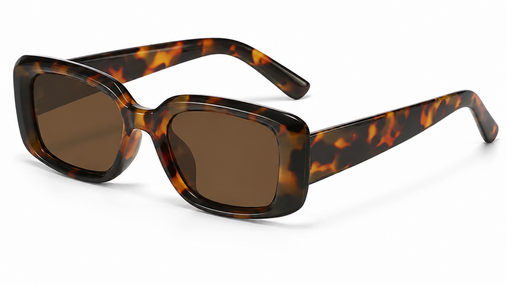 stylish ladies small tortoisehell sunglasses