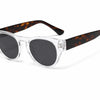 Brooklyn polarised round sunglasses for women