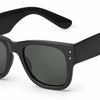 Black wayfarer sunglasses with polarized lenses for women, UV protection, stylish and trendy design