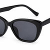 black small frame sunglases