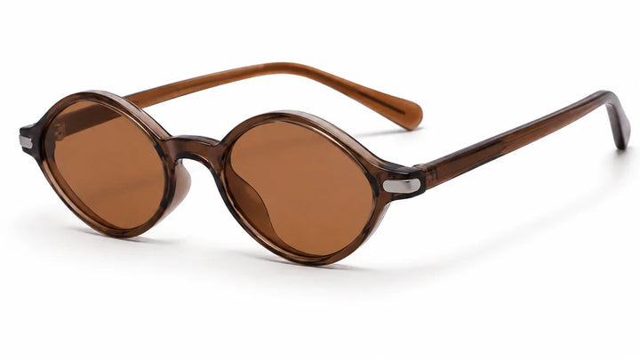 stylish oval frame ladies sunglasses