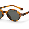 tortoiseshell stylish oval sunglasses 