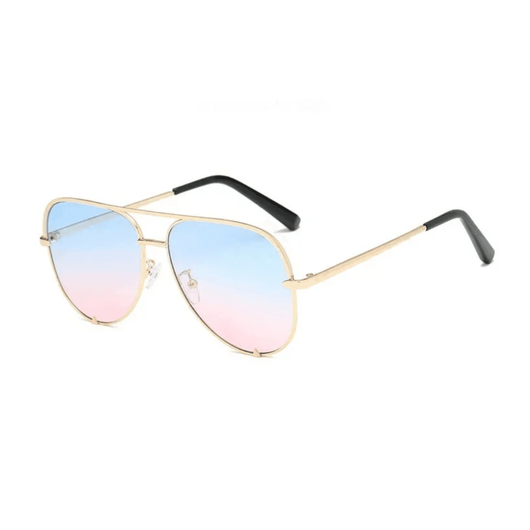 Olivia designer sunglasses – gold frame with tinted lenses