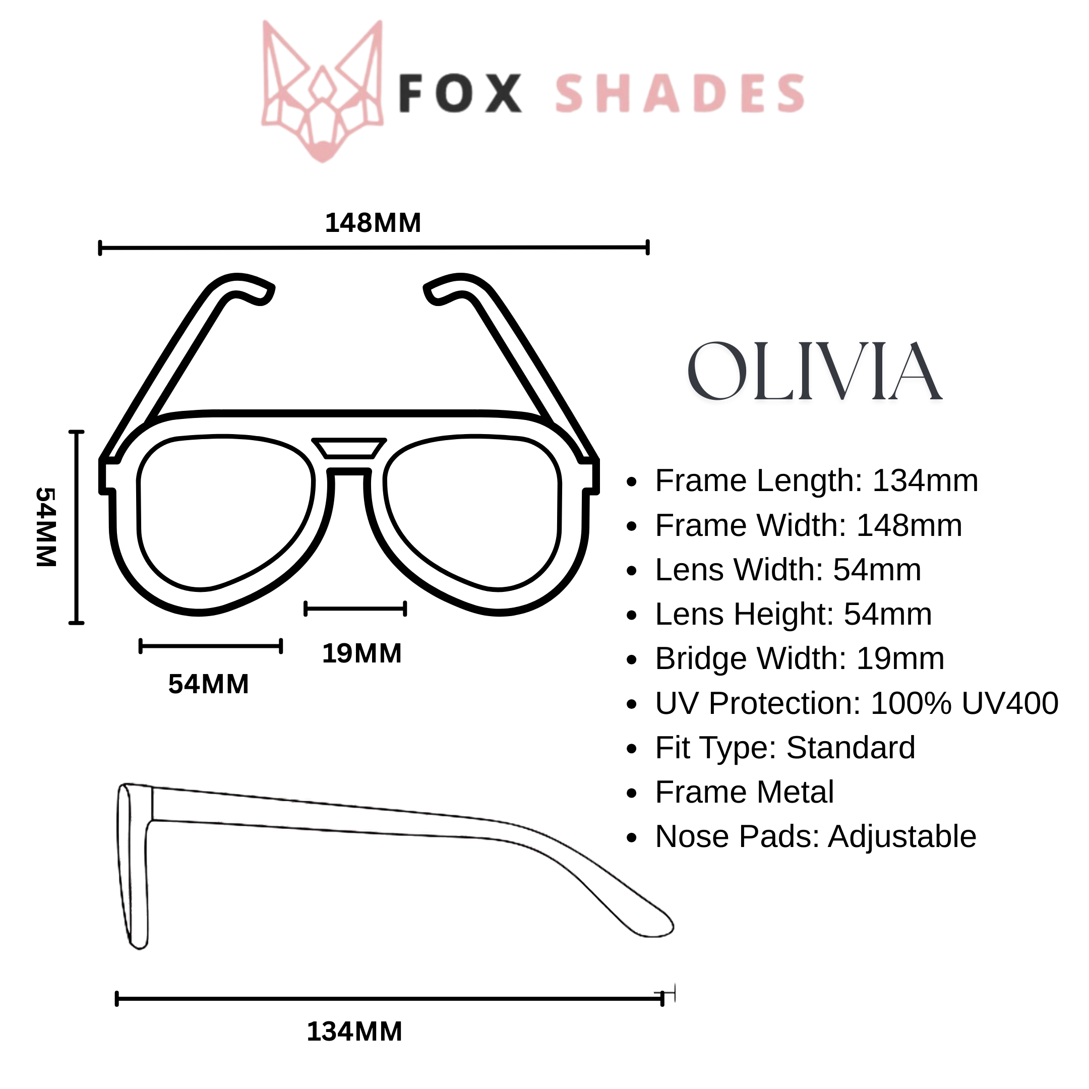 olivia aviator sunglasses