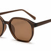 Parker brown luxury geometric sunglasses for women
