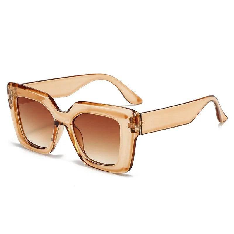 Jasmine Pink-to-Brown Gradient Cat-Eye Sunglasses with Gold Accents Jasmine | Cat-Eye Polarized Sunglasses | Fifth & Ninth  main image 2