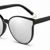black mirror cat eye sunglasses 