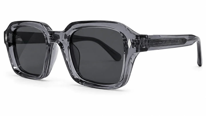 Stylish square-frame sunglasses with dark lenses and UV protection for women